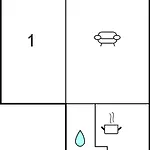 1 Bedroom Beautiful In アパート *